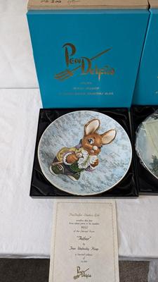 New Open Box Pendelfin Collector's Plates