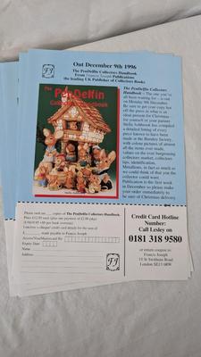 Pendelfin Dealers Ephemera and Extras