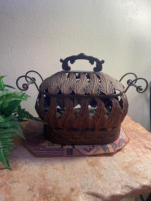 PRETTY COPPER AND IRON ACCENT PIECES