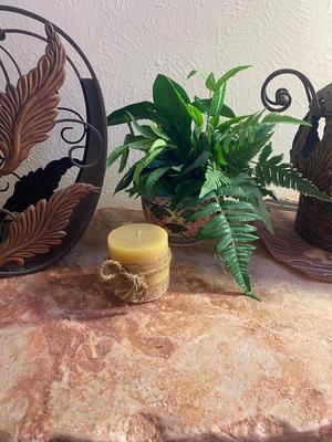 PRETTY COPPER AND IRON ACCENT PIECES