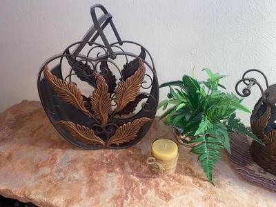 PRETTY COPPER AND IRON ACCENT PIECES