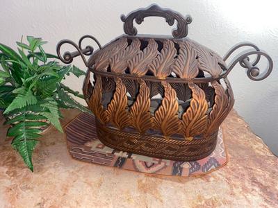 PRETTY COPPER AND IRON ACCENT PIECES