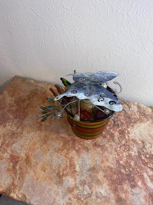CANDLE IN A CAN WITH SOME PLANT HANGING BUGS & MORE