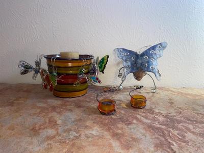 CANDLE IN A CAN WITH SOME PLANT HANGING BUGS & MORE