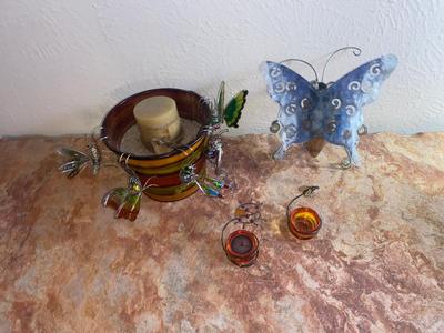 CANDLE IN A CAN WITH SOME PLANT HANGING BUGS & MORE