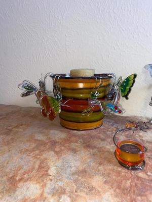 CANDLE IN A CAN WITH SOME PLANT HANGING BUGS & MORE