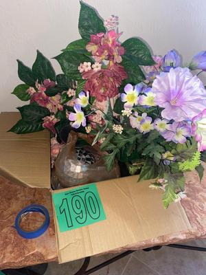 FAUX FLOWERS AND OTHER HOME DECOR