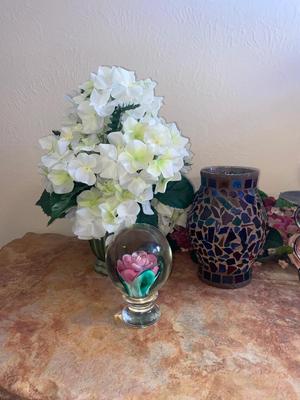 FAUX FLOWERS AND OTHER HOME DECOR