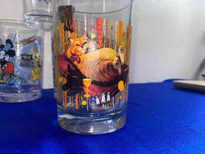 COLLECTIBLE DISNEY, SHREK, & MONOPOLY McDONALDS GLASSES