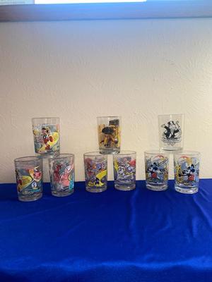 COLLECTIBLE DISNEY, SHREK, & MONOPOLY McDONALDS GLASSES