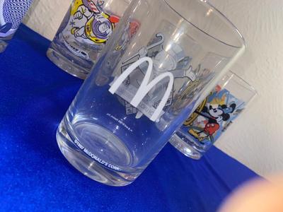 COLLECTIBLE DISNEY, SHREK, & MONOPOLY McDONALDS GLASSES