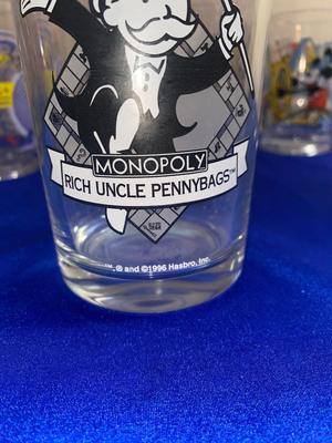 COLLECTIBLE DISNEY, SHREK, & MONOPOLY McDONALDS GLASSES