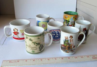 Lot of Mugs: Hawaii, St Thomas, Mickey Mouse, Campbells, More