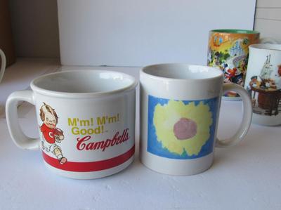 Lot of Mugs: Hawaii, St Thomas, Mickey Mouse, Campbells, More
