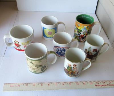 Lot of Mugs: Hawaii, St Thomas, Mickey Mouse, Campbells, More