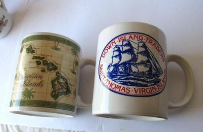 Lot of Mugs: Hawaii, St Thomas, Mickey Mouse, Campbells, More