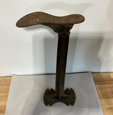 Vintage Cast Iron Cobblers Shoe Form Repair