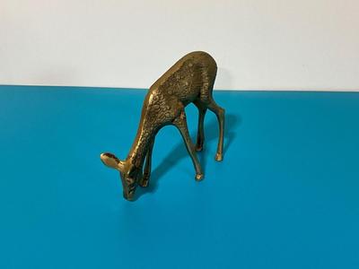 Vintage Brass Deer
