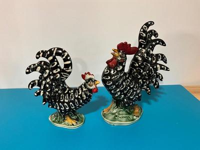 Pair of Roosters