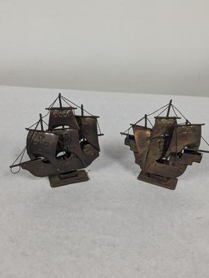 Vintage Nina & Santa Maria Copper Ships