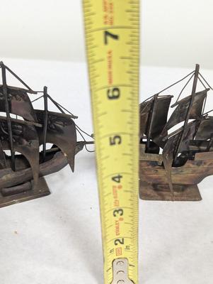 Vintage Nina & Santa Maria Copper Ships