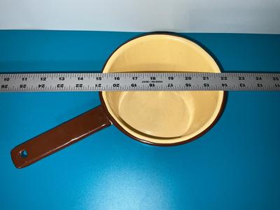 Vintage Enamel ware sauce pan