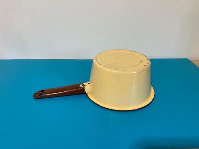Vintage Enamel ware sauce pan