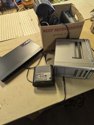 Assortment Of Electronics Kenwood CD Auto Changer DVD Player & TV