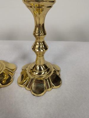 Vintage B L Brass Candlesticks Candle Holders