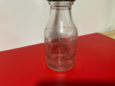 Vintage Glass Motor Oil Bottle