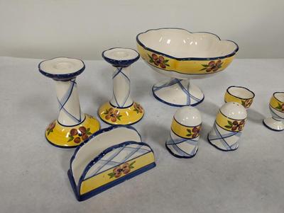 Portugal Pottery Tierra Fina Hand Painted