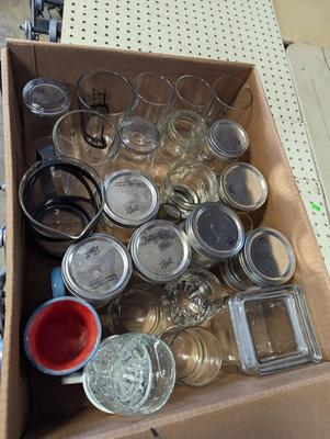 Assortment Of Glassware Drinking/Canning