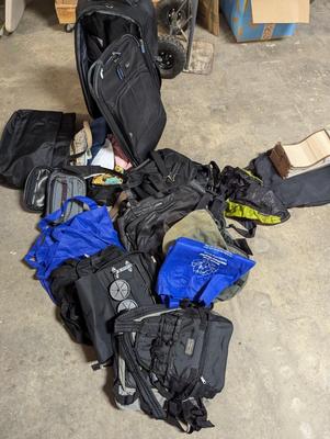 Assortment Of Luggage & Sports Bags