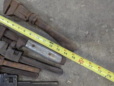 Antique Adjustable Wrenches Lot 1