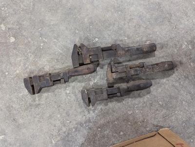 Antique Adjustable Wrenches Lot 2
