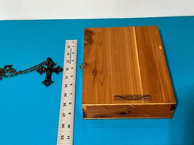 Memorial Edition Holy Bible and Cross Necklace