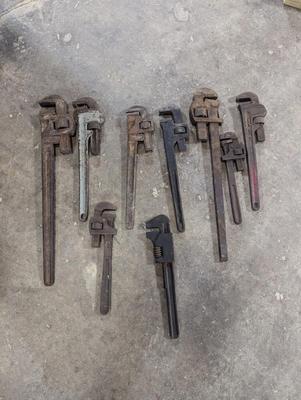Antique Adjustable Wrenches Lot 3