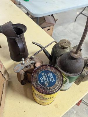 Antique Oil Cans
