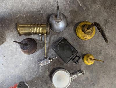 Antique Oil Cans