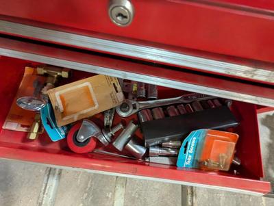 Metal Tool Box With Tools Included