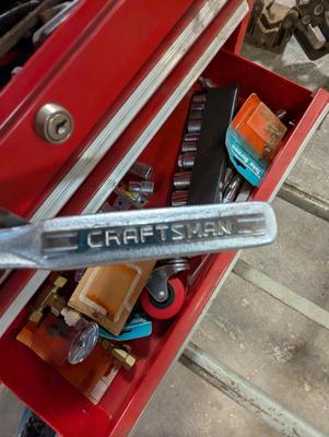 Metal Tool Box With Tools Included