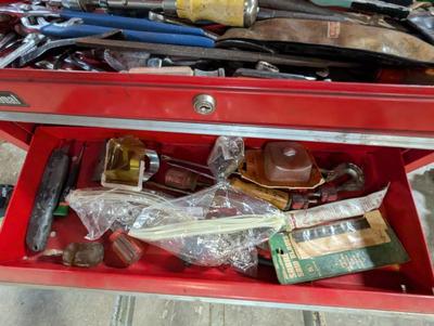 Metal Tool Box With Tools Included