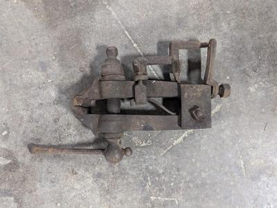 Antique Iron Railroad Vise
