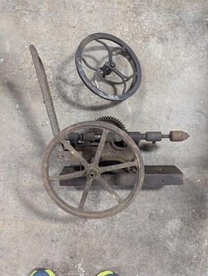 Antique Hand Drill Tool