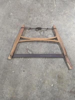 Antique Cross Cut Wood Saw