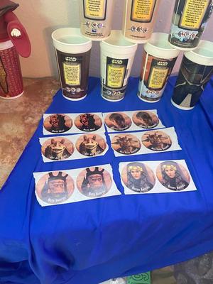 STAR WARS CHARACTER CUPS FROM KFC (SEE DESCRIPTION AND ALL PICS)