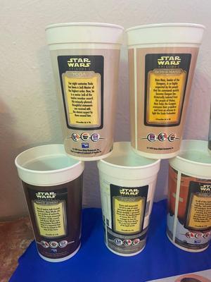 STAR WARS CHARACTER CUPS FROM KFC (SEE DESCRIPTION AND ALL PICS)