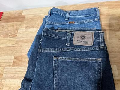 Wrangler and Rustler Jeans 38/32