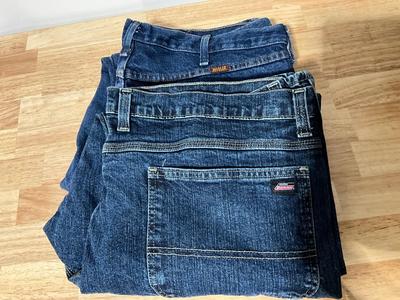 Rustler jeans 40/32 and Dickies Cargo pant 40/30