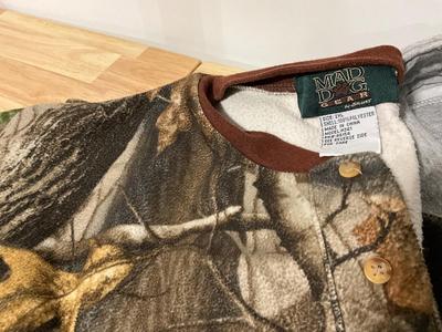 Carhartt and Mad Dog pullovers Mossy Oak Brush top all 2XL
